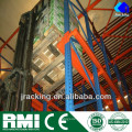 Pallet Storage Forklift Rail Guided Aisle Tunnel Drive In Rack